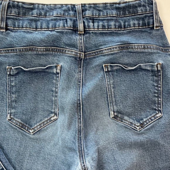 NAF NAF unique women's jeans double button high waisted women’s size 4 - Picture 5 of 5